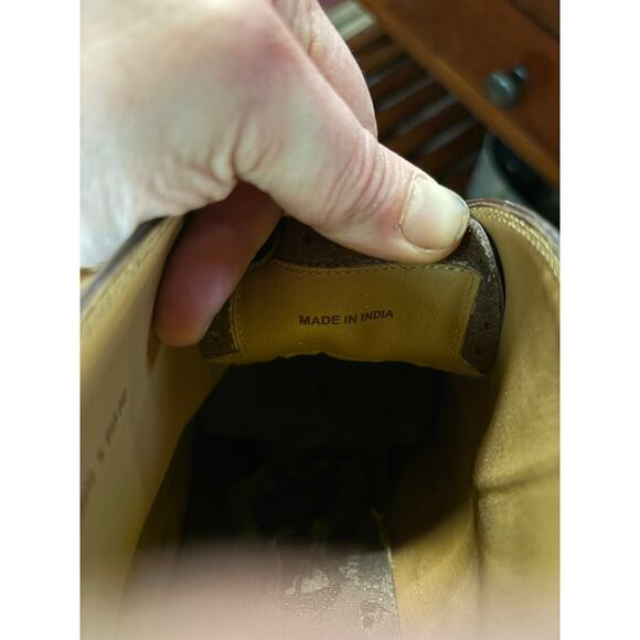 Cole Haan shoes men's chukka boots dark brown leather dress shoes sz 10.5 - Picture 8 of 8